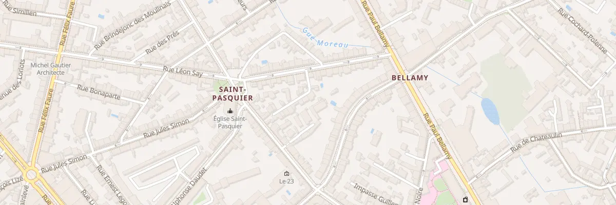 Plan du 3 Av du Gué Moreau à Nantes