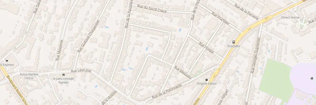 Plan du 21 Rue Pierre Loti à Nantes