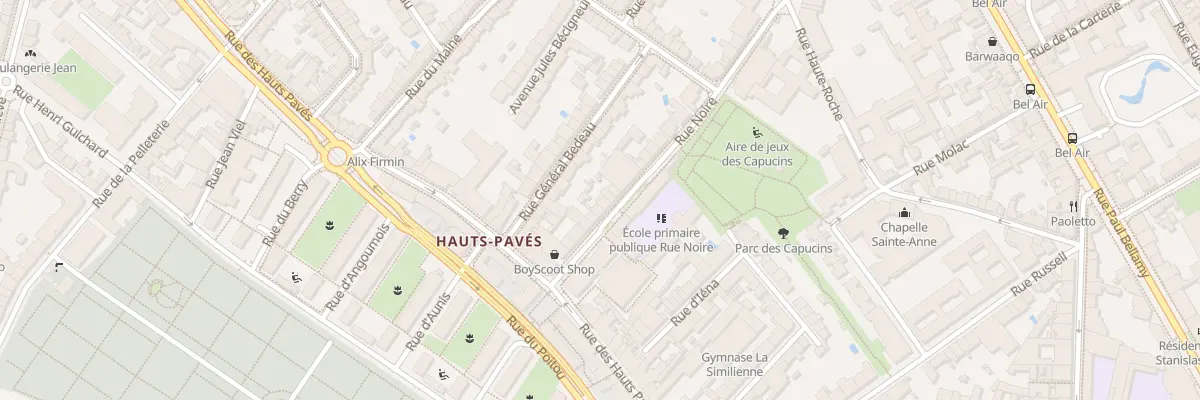 Plan du 52 Rue Noire à Nantes