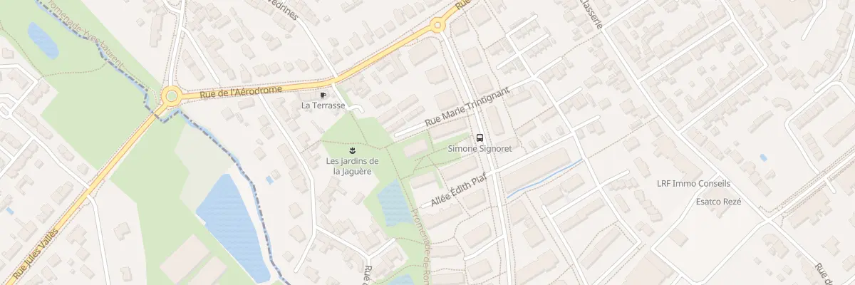 Plan du 4 Cour Delphine Seyrig à Rezé