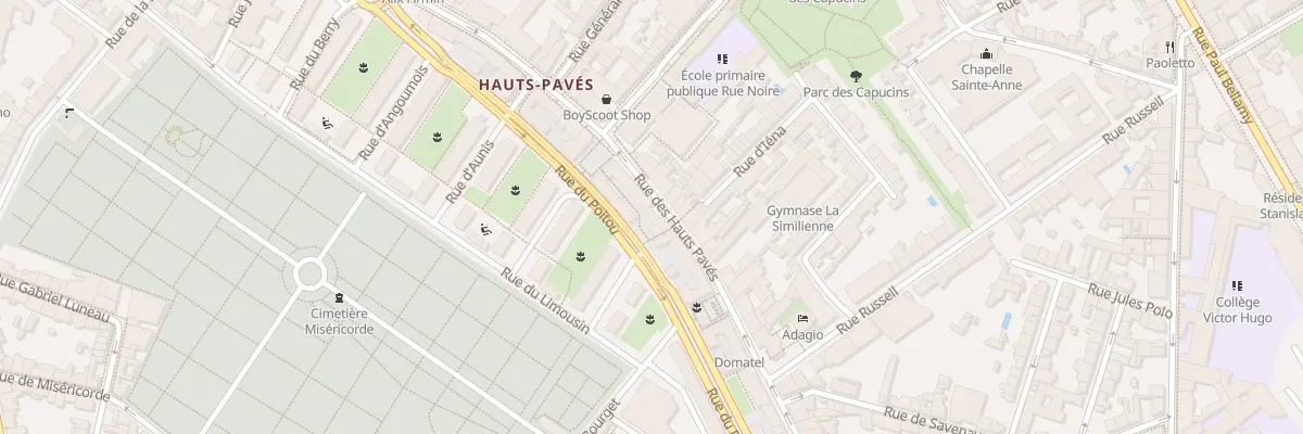 Plan du 47 Rue des Hauts Pavés à Nantes