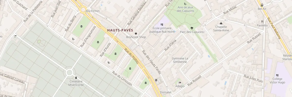 Plan du 40 Rue des Hauts Pavés à Nantes