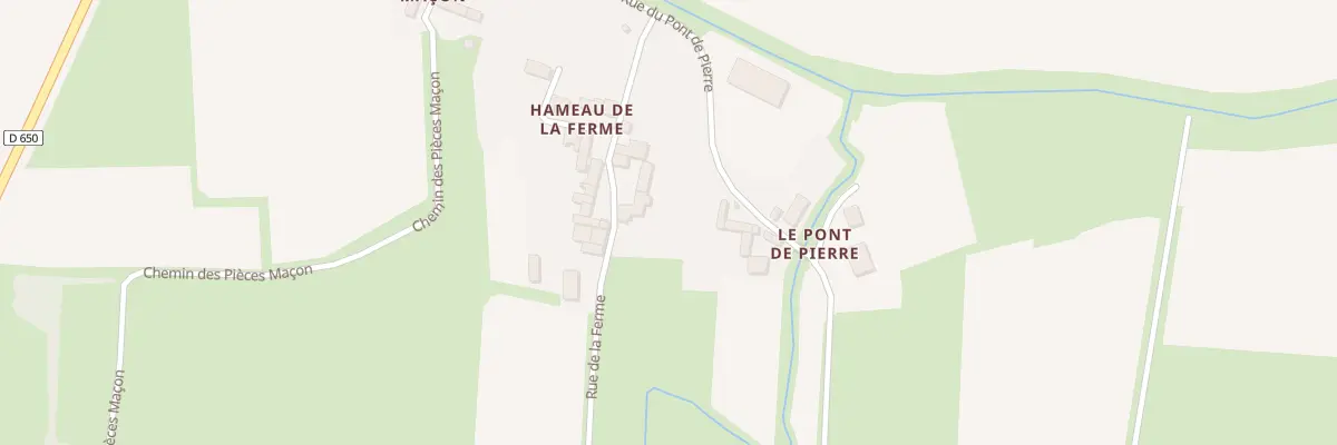Plan du 51 Rue de la Ferme à Créances