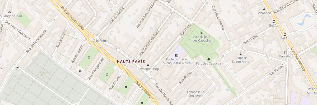 Plan du 54 Rue Noire à Nantes