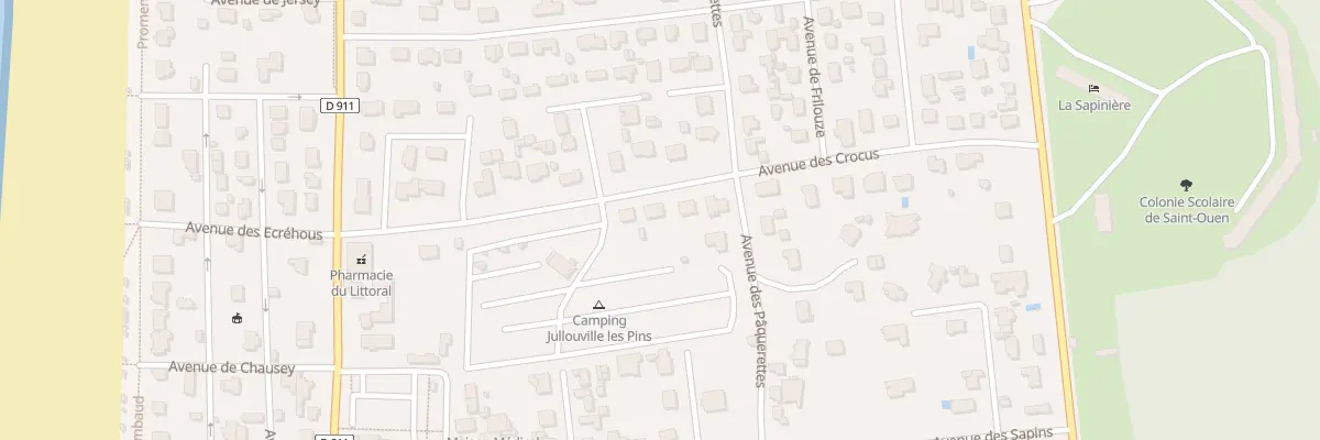 Plan du 18 Av Docteur Lemonnier Jullouvi à Jullouville