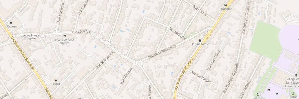 Plan du 1 Rue de la Perverie à Nantes