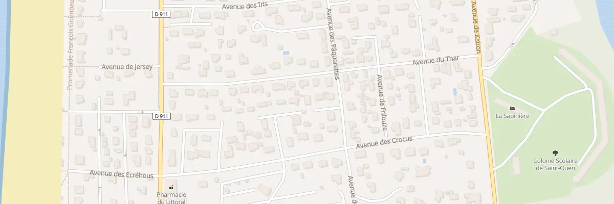 Plan du 18 Av des Paquerettes Jullouvill à Jullouville