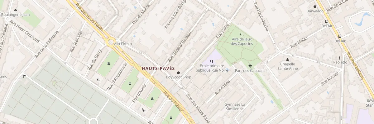 Plan du 58 Rue Noire à Nantes