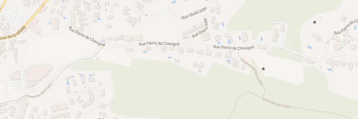 Plan du 75 Rue Pierre de Chevigné à Biarritz