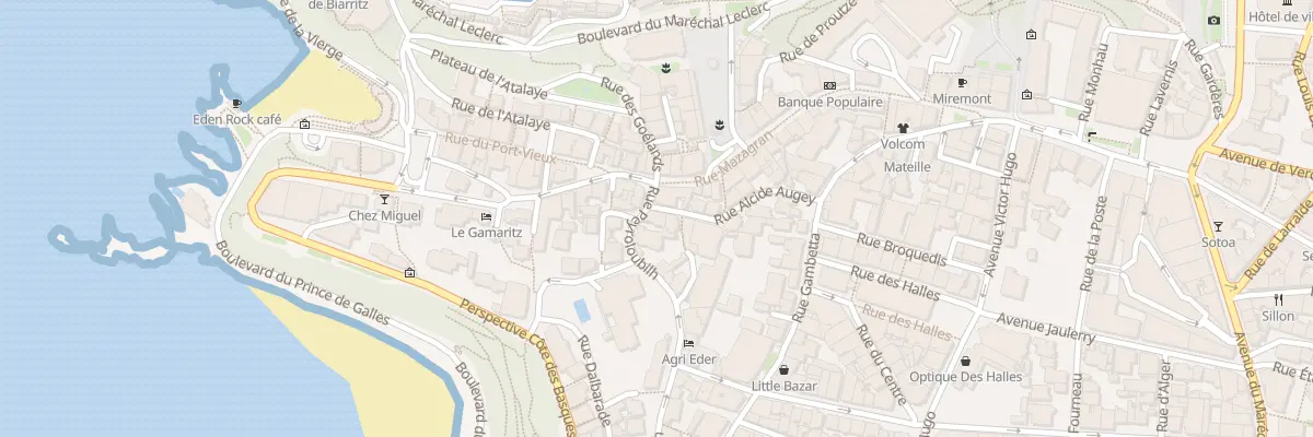 Plan du 1B Rue Peyroloubilh à Biarritz