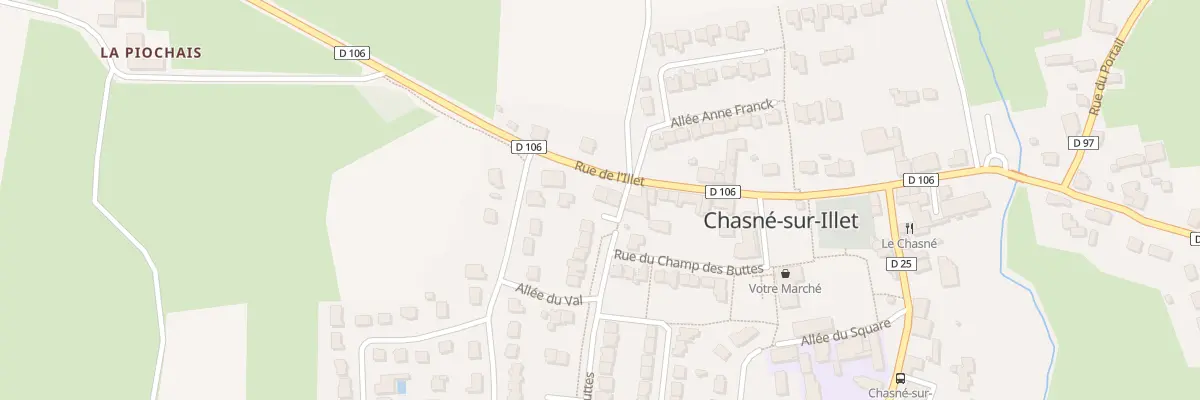 Plan du 17 Rue de l’Illet à Chasné-sur-Illet