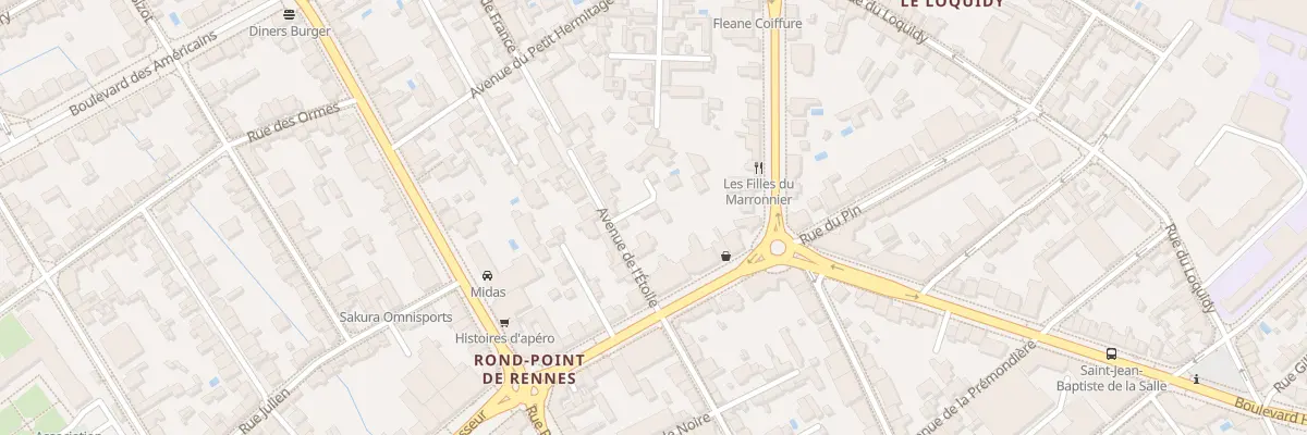 Plan du 6 Av de l’Etoile à Nantes