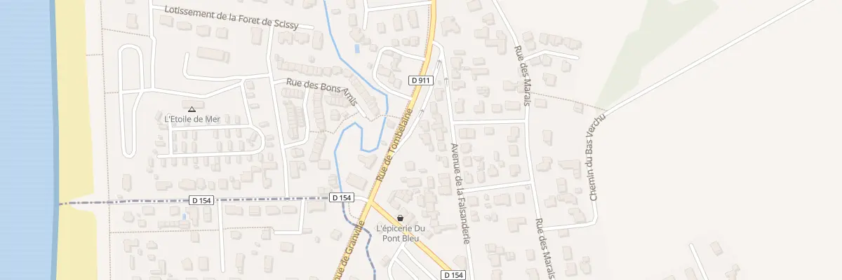 Plan du 677 Rue de Tombelaine à Saint-Pair-sur-Mer