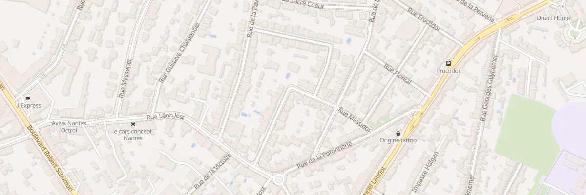 Plan du 20 Rue Pierre Loti à Nantes