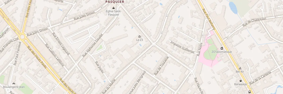 Plan du 8 Rue du Maine à Nantes