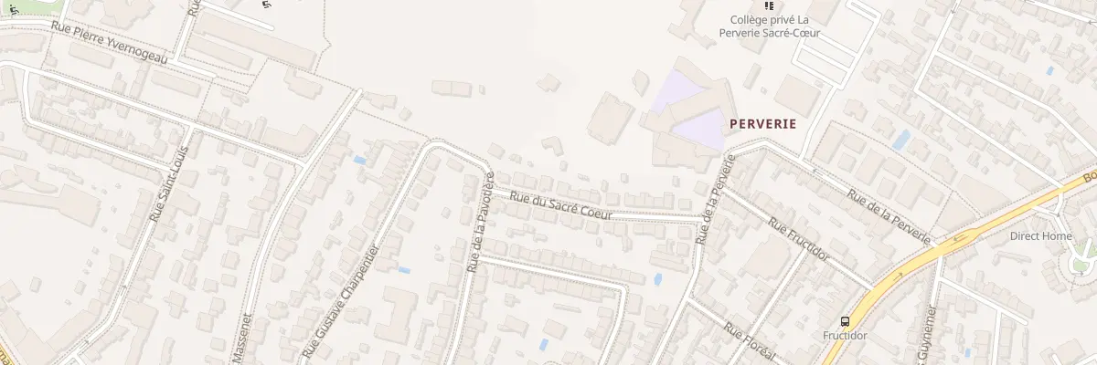Plan du 24 Rue du Sacré Coeur à Nantes