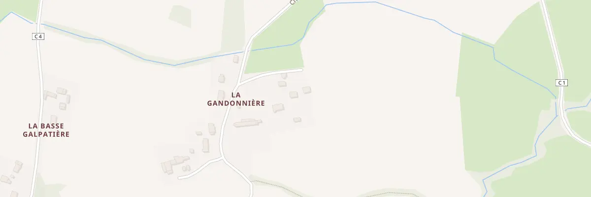 Plan du 372 La Gandonniere à Casson