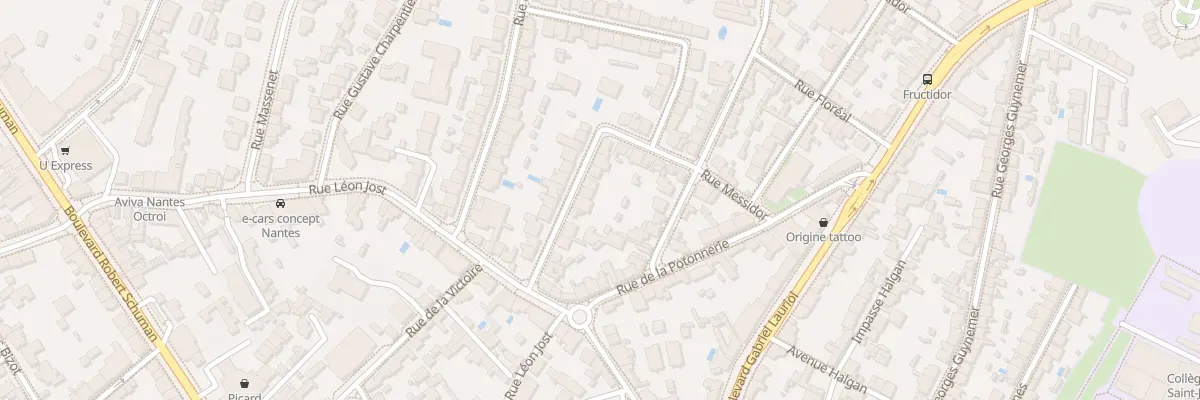 Plan du 14 Rue Pierre Loti à Nantes