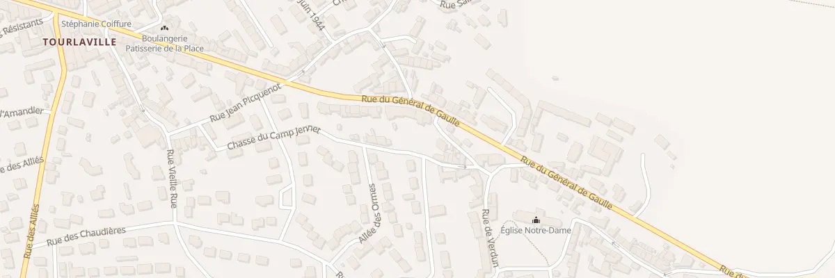 Plan du 80 Rue Gal de Gaulle Tourlaville à Cherbourg-en-Cotentin