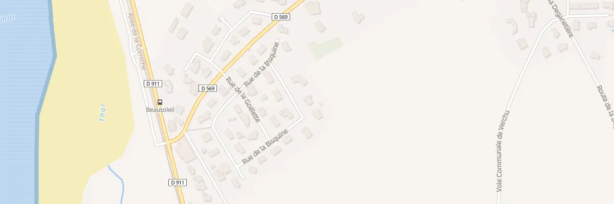 Plan du 129 Rue de la Bisquine à Saint-Pair-sur-Mer