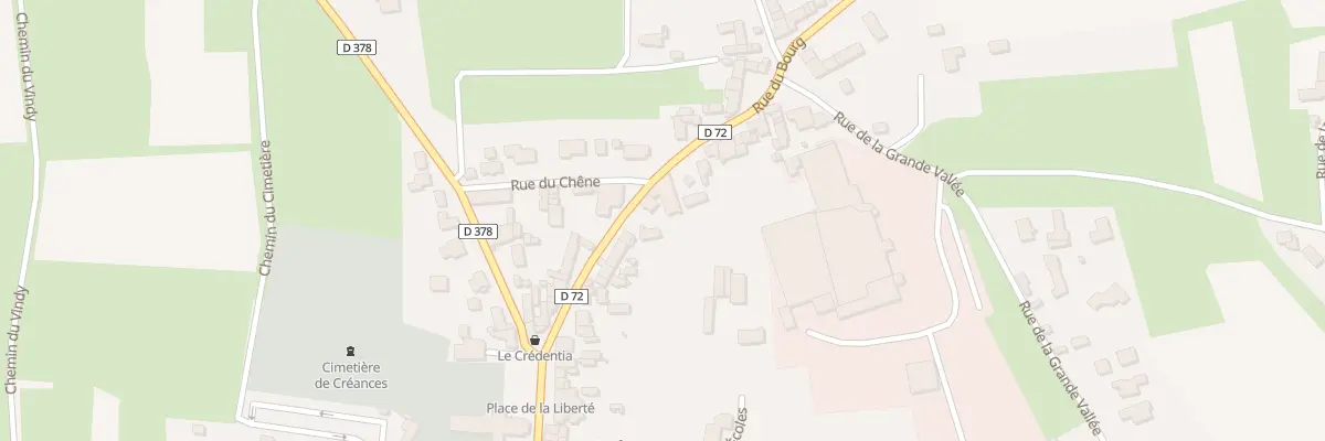 Plan du 46 Rue du Bourg à Créances