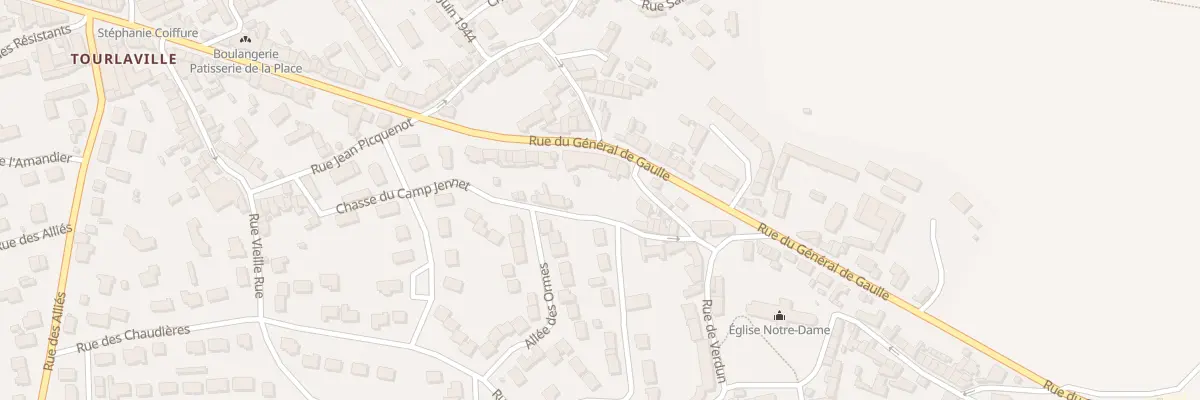 Plan du 78 Rue Gal de Gaulle Tourlaville à Cherbourg-en-Cotentin
