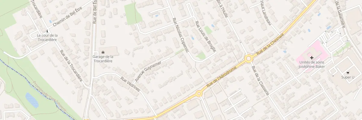 Plan du 18 Rue Nicolas Copernic à Rezé