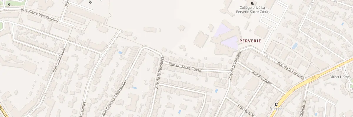 Plan du 26 Rue du Sacré Coeur à Nantes