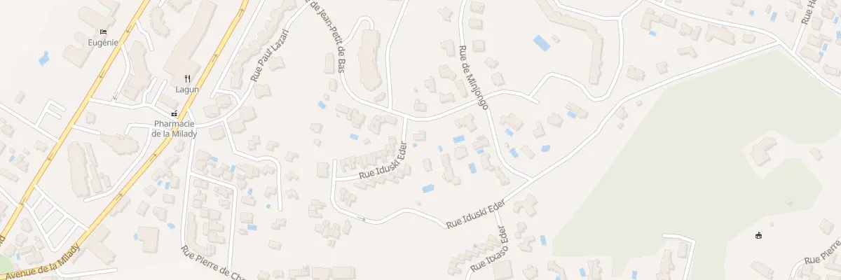 Plan du 3 Rue Jean Petit de Bas à Biarritz