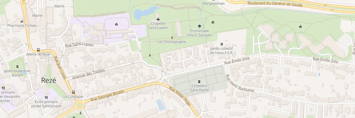 Plan du 25 Rue des Amphores à Rezé
