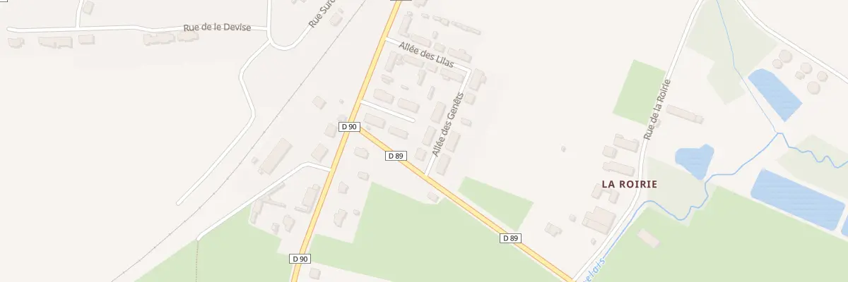 Plan du 3 All des Genêts à Pleine-Fougères
