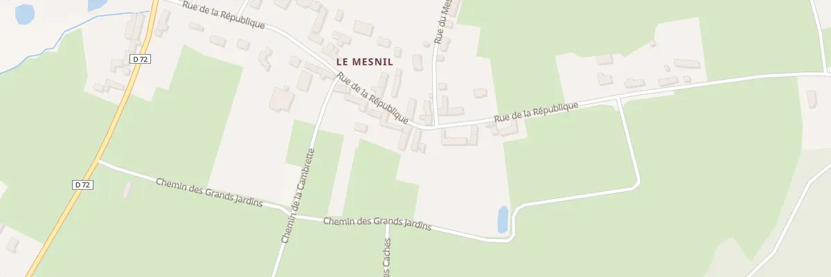 Plan du 132 Rue de la République à Créances