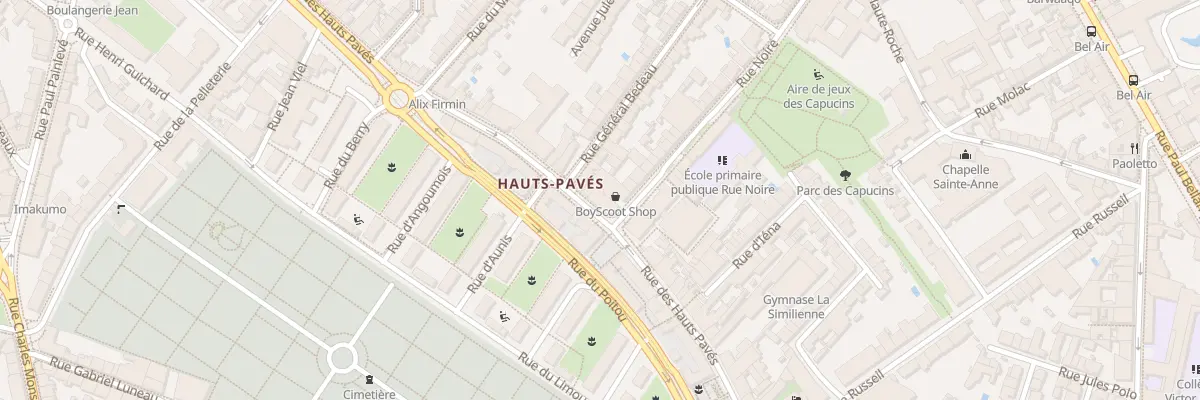 Plan du 66 Rue Noire à Nantes