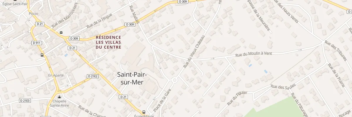 Plan du 82 Rue du Moulin à Vent à Saint-Pair-sur-Mer