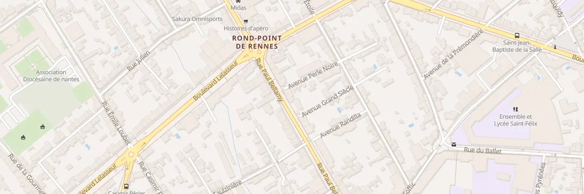 Plan du 218 Rue Paul Bellamy à Nantes