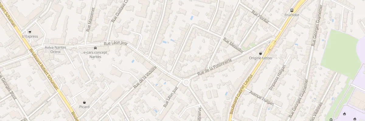 Plan du 8 Rue Pierre Loti à Nantes
