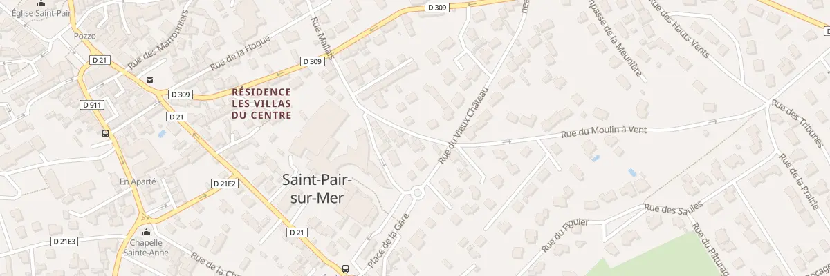 Plan du 70 Rue du Moulin à Vent à Saint-Pair-sur-Mer
