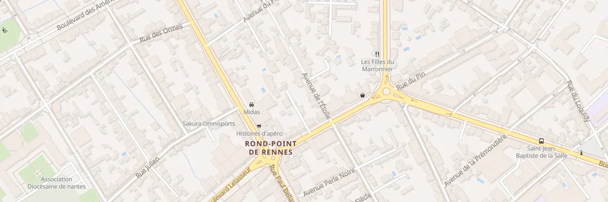 Plan du 5 Av de l’Etoile à Nantes