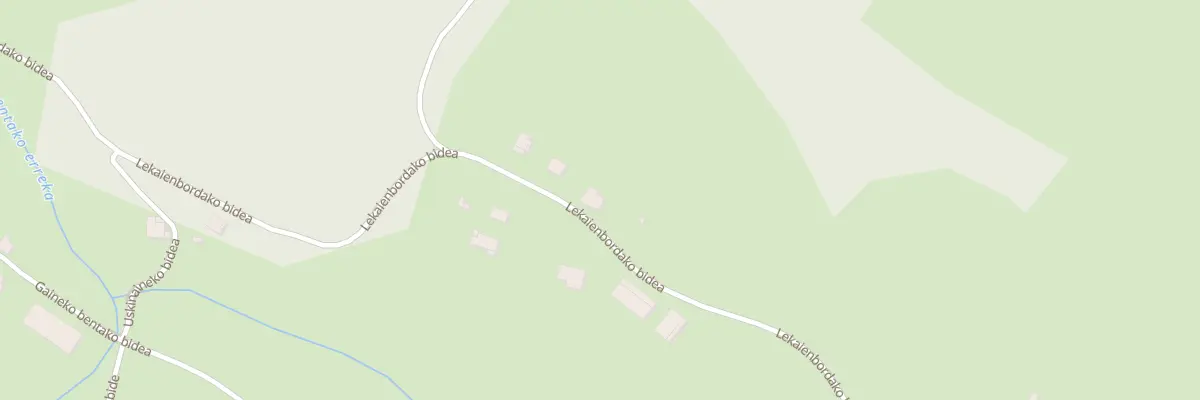 Plan du 961 Lekaienbordako bidea à Sare