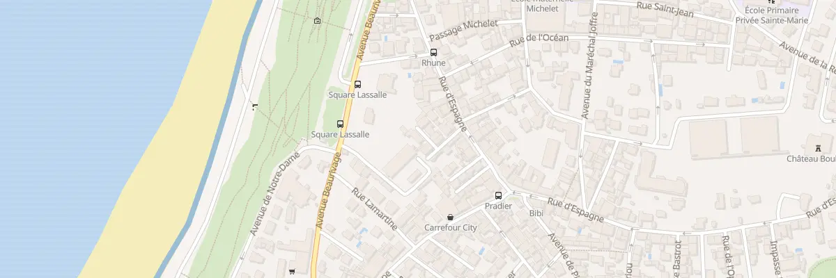 Plan du 9 Imp Sarrailh à Biarritz