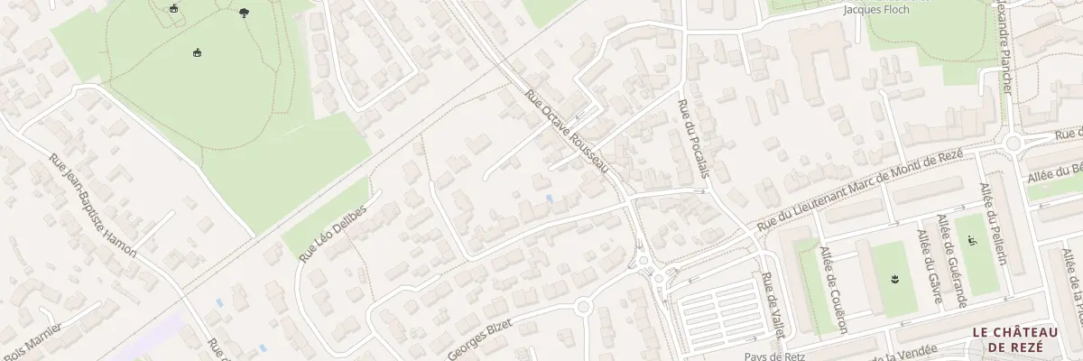 Plan du 12 Rue Octave Rousseau à Rezé