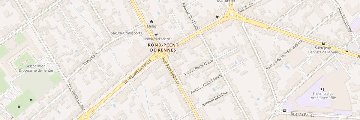 Plan du 226 Rue Paul Bellamy à Nantes