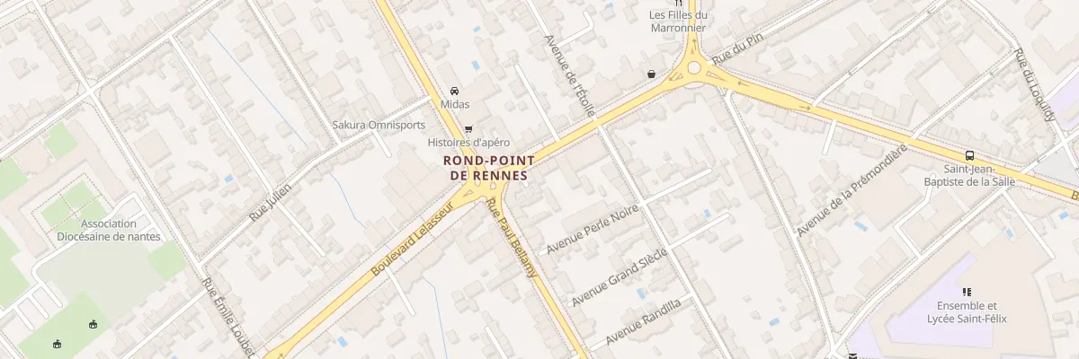 Plan du 17T Bd des Frères de Goncourt à Nantes