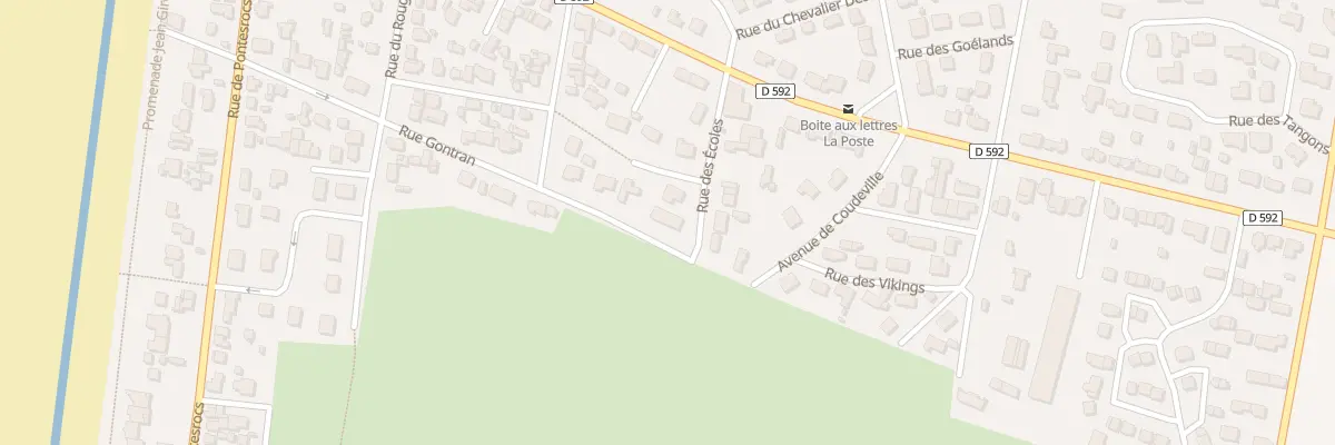 Plan du 12 Rue des Ecoles à Bréhal