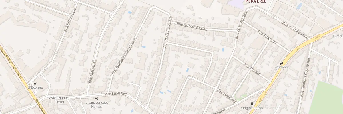 Plan du 28 Rue de la Pavotière à Nantes