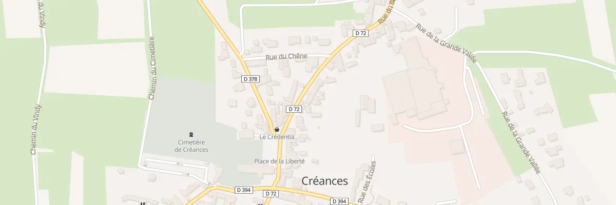 Plan du 14 Rue du Bourg à Créances