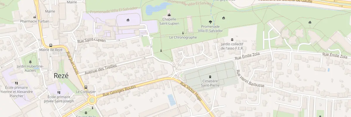 Plan du 9 Rue des Amphores à Rezé