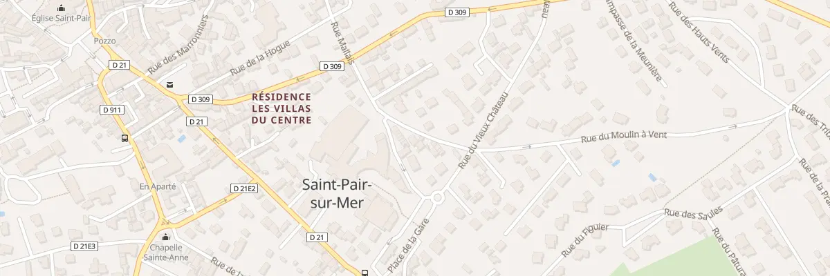 Plan du 54 Rue du Moulin à Vent à Saint-Pair-sur-Mer