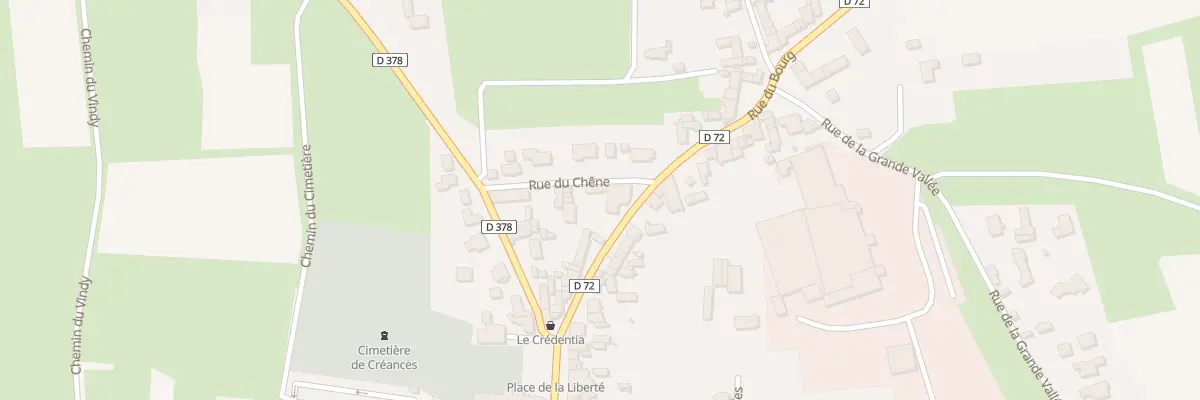 Plan du 39 Rue du Bourg à Créances