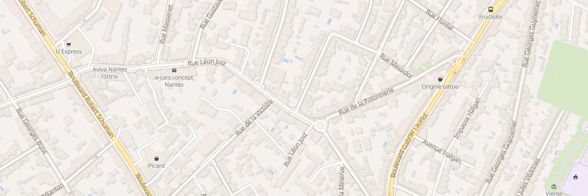 Plan du 1 Rue Pierre Loti à Nantes